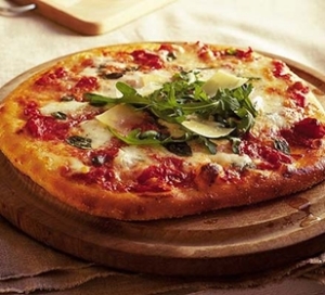 A tradicional pizza Margherita